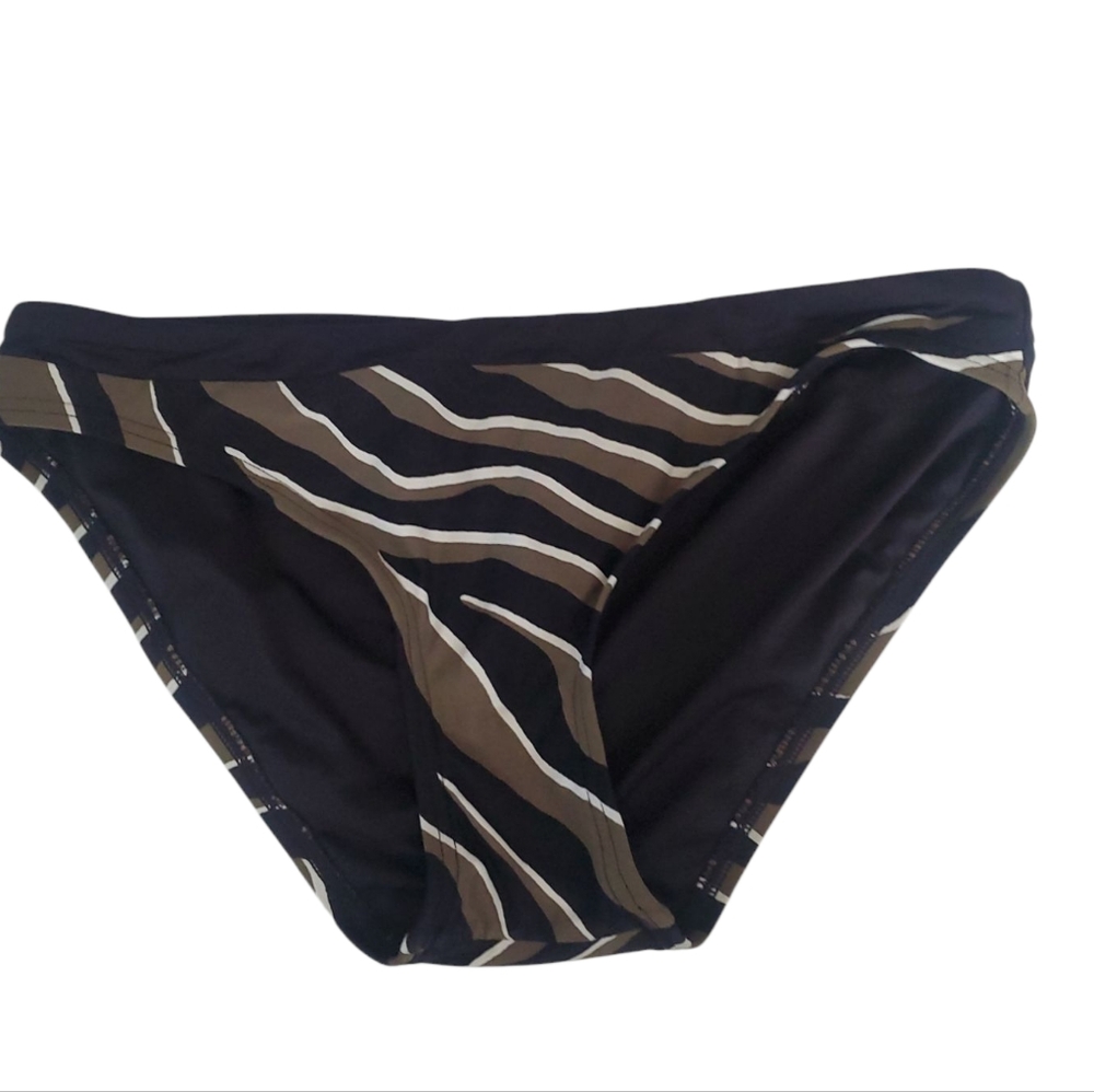Michael Kors Zebra Print Bikini Bottom Size Small